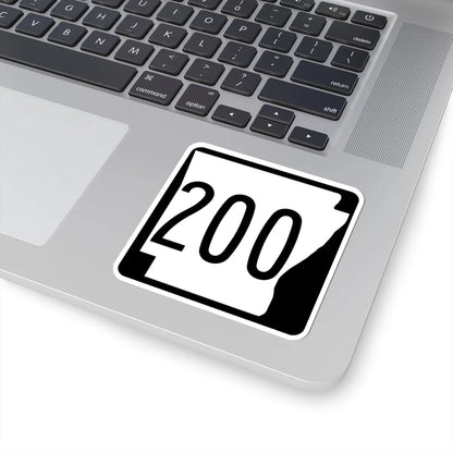 Arkansas 200 1970 (Arkansas) (Road Sign) STICKER Vinyl Kiss-Cut Decal - The Sticker Space