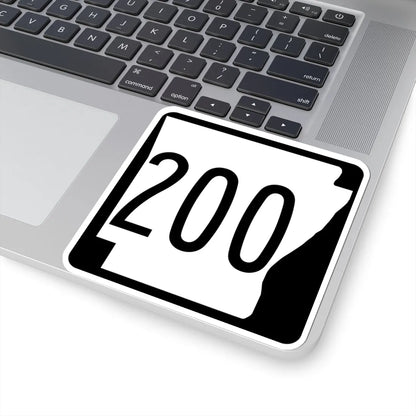 Arkansas 200 1970 (Arkansas) (Road Sign) STICKER Vinyl Kiss-Cut Decal - The Sticker Space