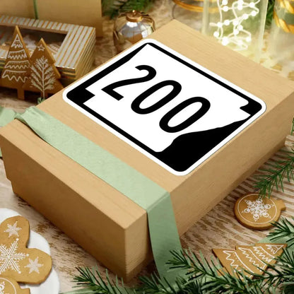 Arkansas 200 (Arkansas) (Road Sign) STICKER Vinyl Kiss-Cut Decal - The Sticker Space