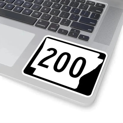 Arkansas 200 (Arkansas) (Road Sign) STICKER Vinyl Kiss-Cut Decal - The Sticker Space