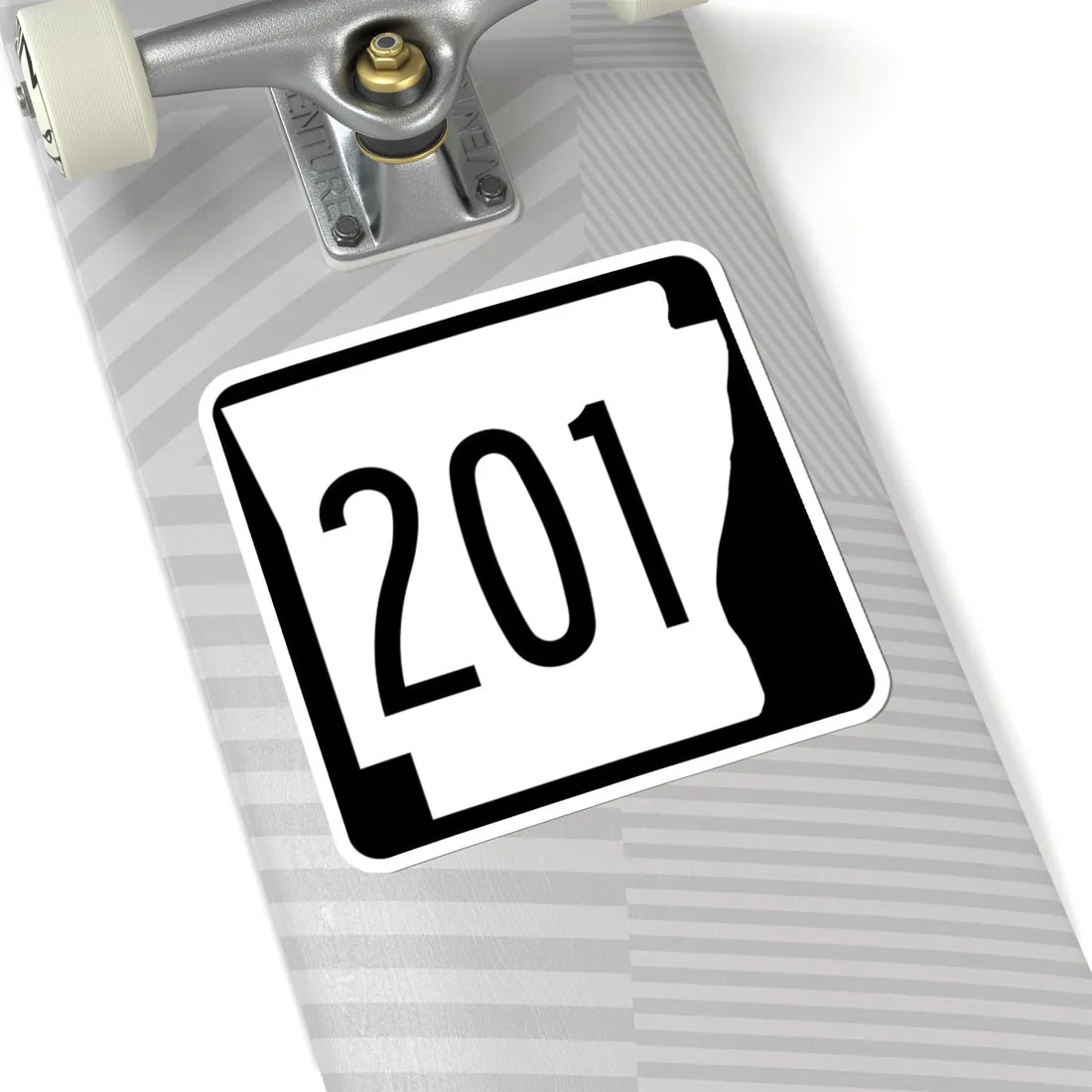 Arkansas 201 1970 (Arkansas) (Road Sign) STICKER Vinyl Kiss-Cut Decal - The Sticker Space