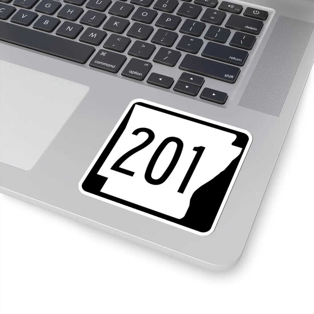 Arkansas 201 1970 (Arkansas) (Road Sign) STICKER Vinyl Kiss-Cut Decal - The Sticker Space