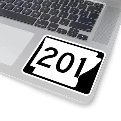 Arkansas 201 (Arkansas) (Road Sign) STICKER Vinyl Kiss-Cut Decal - The Sticker Space