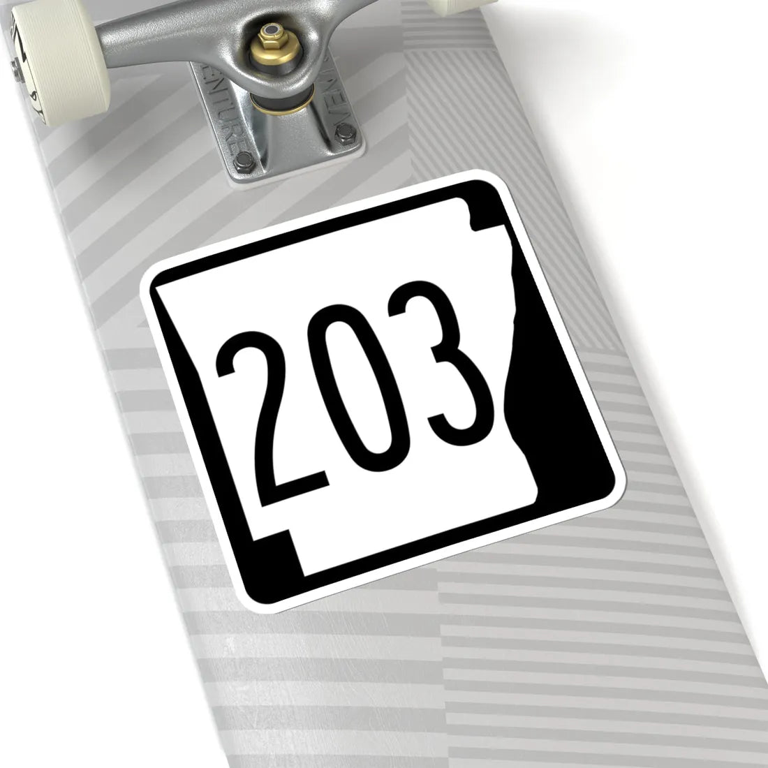 Arkansas 203 1970 (Arkansas) (Road Sign) STICKER Vinyl Kiss-Cut Decal - The Sticker Space