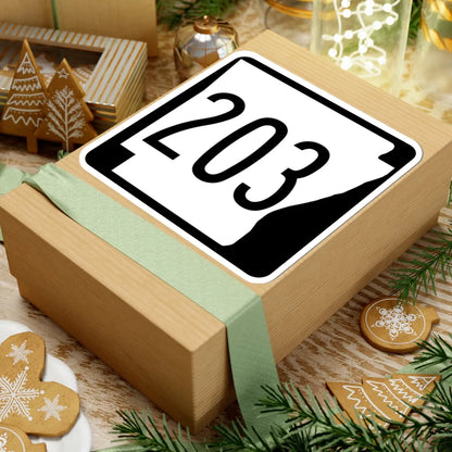 Arkansas 203 1970 (Arkansas) (Road Sign) STICKER Vinyl Kiss-Cut Decal - The Sticker Space