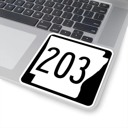 Arkansas 203 1970 (Arkansas) (Road Sign) STICKER Vinyl Kiss-Cut Decal - The Sticker Space