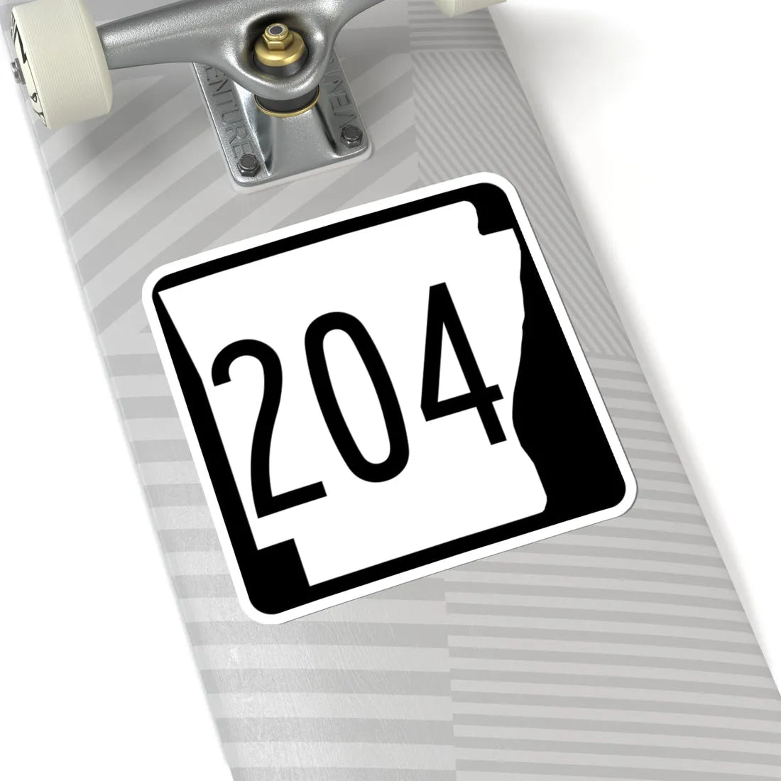 Arkansas 204 1970 (Arkansas) (Road Sign) STICKER Vinyl Kiss-Cut Decal - The Sticker Space