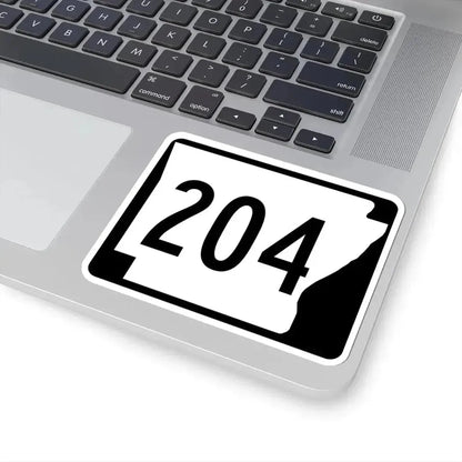 Arkansas 204 (Arkansas) (Road Sign) STICKER Vinyl Kiss-Cut Decal - The Sticker Space