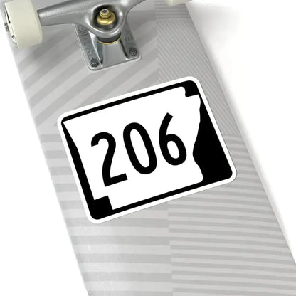 Arkansas 206 (Arkansas) (Road Sign) STICKER Vinyl Kiss-Cut Decal - The Sticker Space