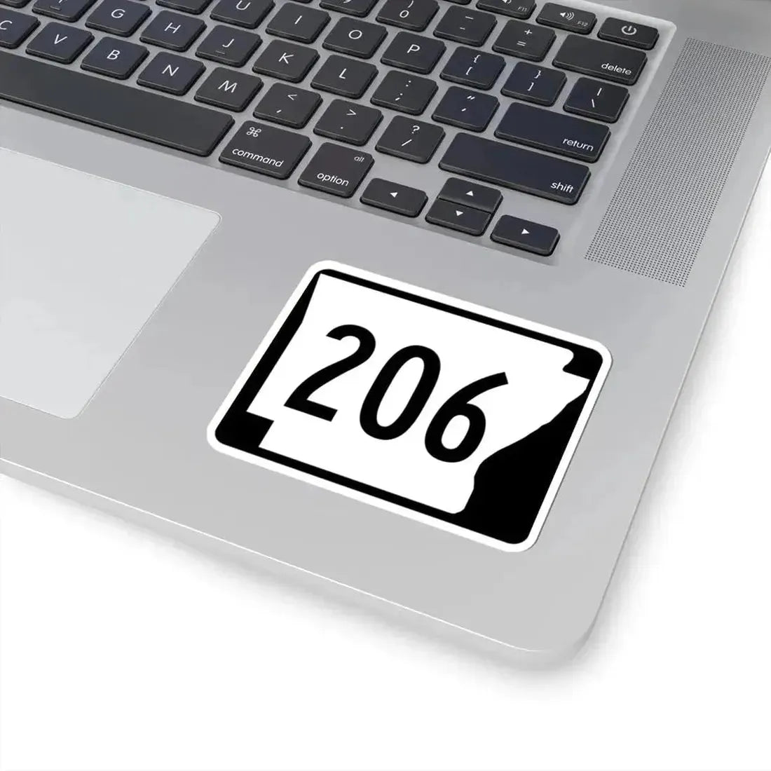 Arkansas 206 (Arkansas) (Road Sign) STICKER Vinyl Kiss-Cut Decal - The Sticker Space