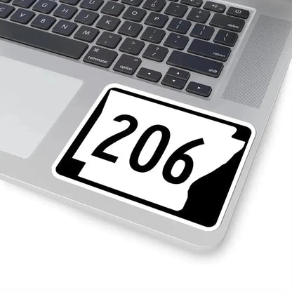 Arkansas 206 (Arkansas) (Road Sign) STICKER Vinyl Kiss-Cut Decal - The Sticker Space