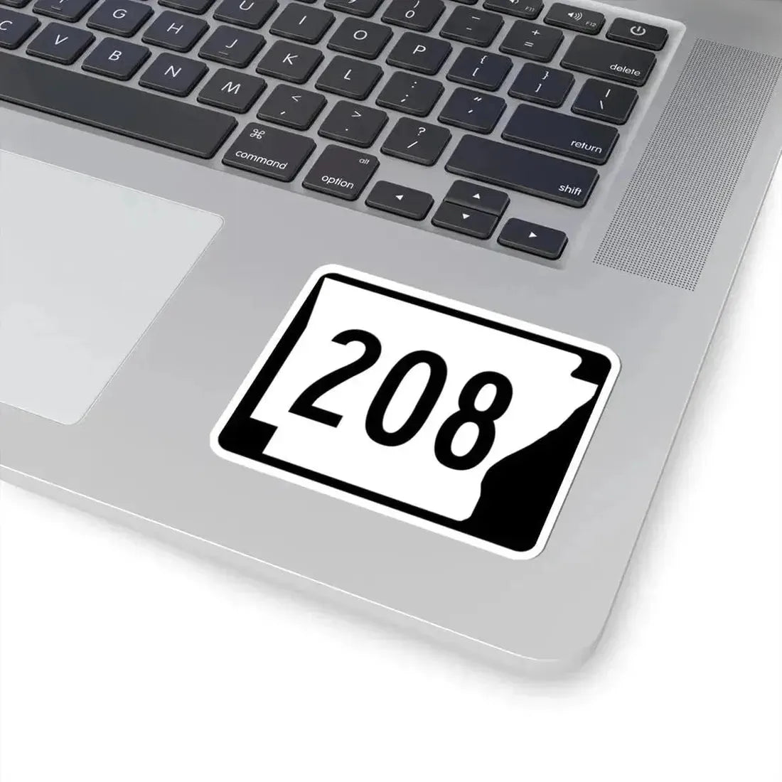 Arkansas 208 (Arkansas) (Road Sign) STICKER Vinyl Kiss-Cut Decal - The Sticker Space