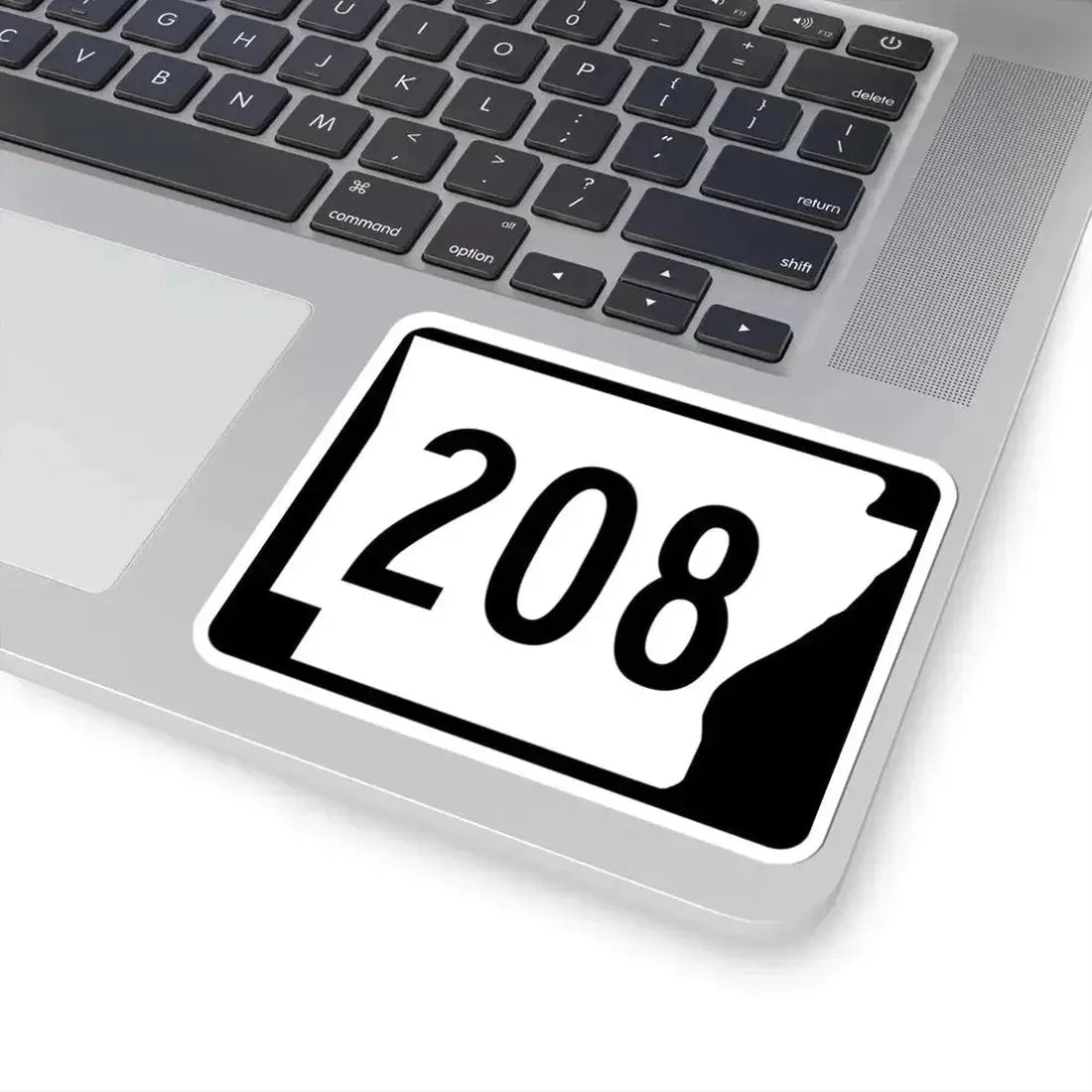 Arkansas 208 (Arkansas) (Road Sign) STICKER Vinyl Kiss-Cut Decal - The Sticker Space