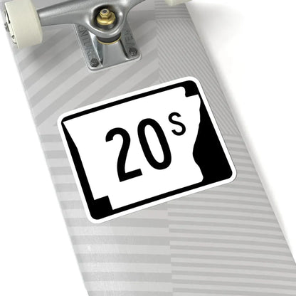 Arkansas 20S (Arkansas) (Road Sign) STICKER Vinyl Kiss-Cut Decal - The Sticker Space