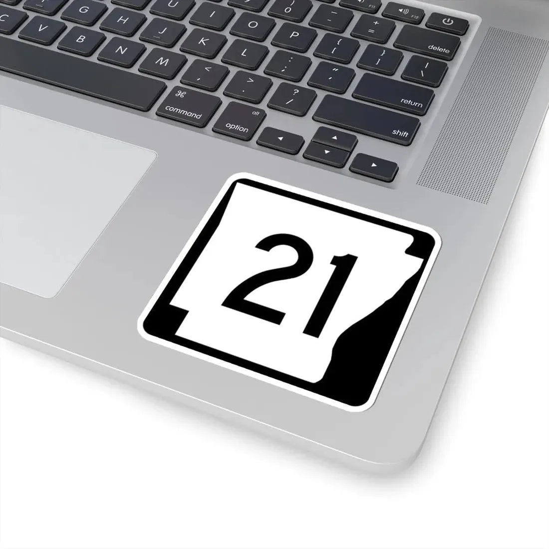 Arkansas 21 (Arkansas) (Road Sign) STICKER Vinyl Kiss-Cut Decal - The Sticker Space