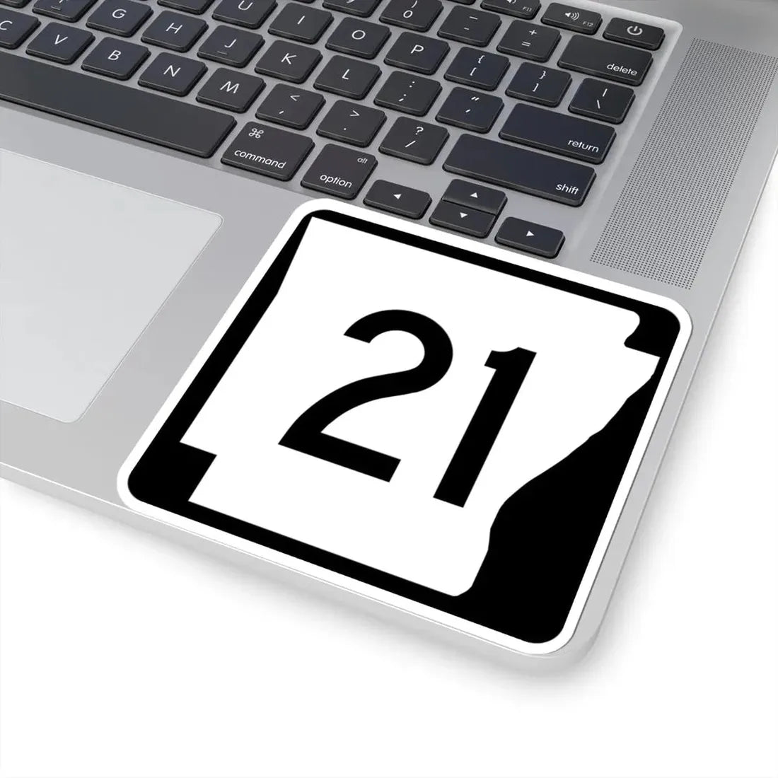 Arkansas 21 (Arkansas) (Road Sign) STICKER Vinyl Kiss-Cut Decal - The Sticker Space