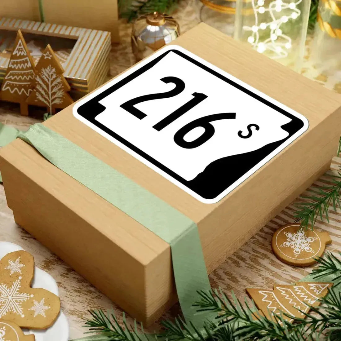 Arkansas 216S (Arkansas) (Road Sign) STICKER Vinyl Kiss-Cut Decal - The Sticker Space