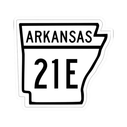 Arkansas 21E 1948 (Arkansas) (Road Sign) STICKER Vinyl Kiss-Cut Decal 2 Inch White - The Sticker Space