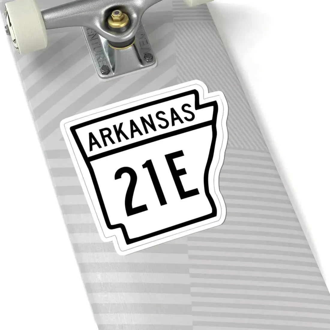 Arkansas 21E 1948 (Arkansas) (Road Sign) STICKER Vinyl Kiss-Cut Decal - The Sticker Space