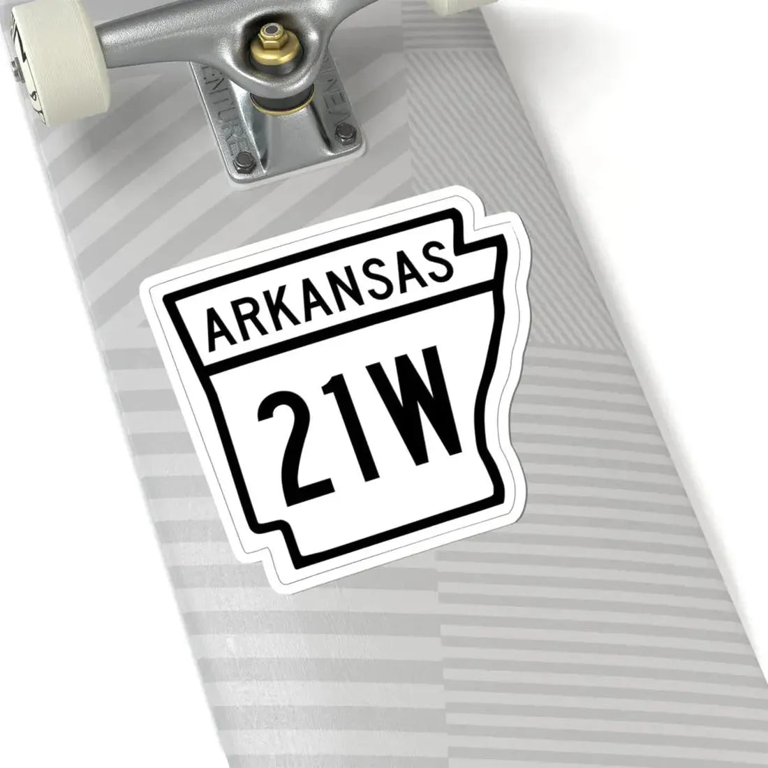 Arkansas 21W 1948 (Arkansas) (Road Sign) STICKER Vinyl Kiss-Cut Decal - The Sticker Space