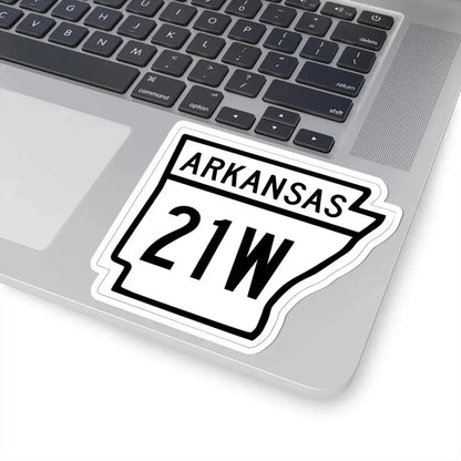 Arkansas 21W 1948 (Arkansas) (Road Sign) STICKER Vinyl Kiss-Cut Decal - The Sticker Space