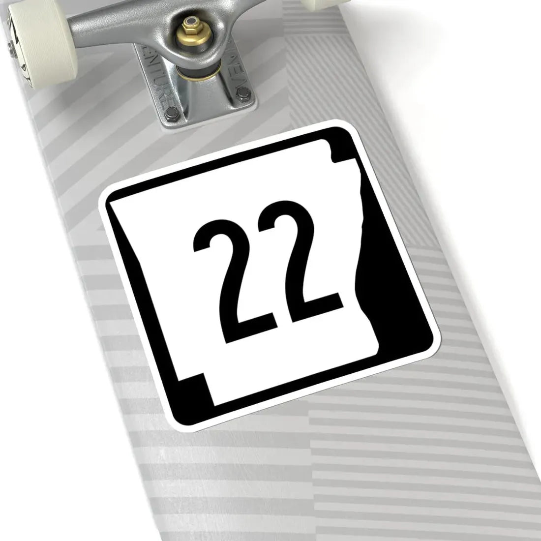 Arkansas 22 (Arkansas) (Road Sign) STICKER Vinyl Kiss-Cut Decal - The Sticker Space