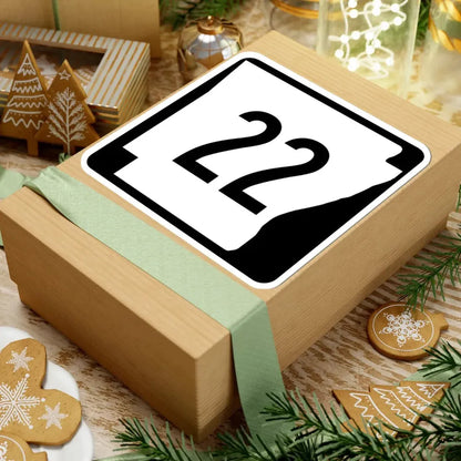 Arkansas 22 (Arkansas) (Road Sign) STICKER Vinyl Kiss-Cut Decal - The Sticker Space