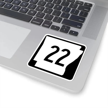 Arkansas 22 (Arkansas) (Road Sign) STICKER Vinyl Kiss-Cut Decal - The Sticker Space