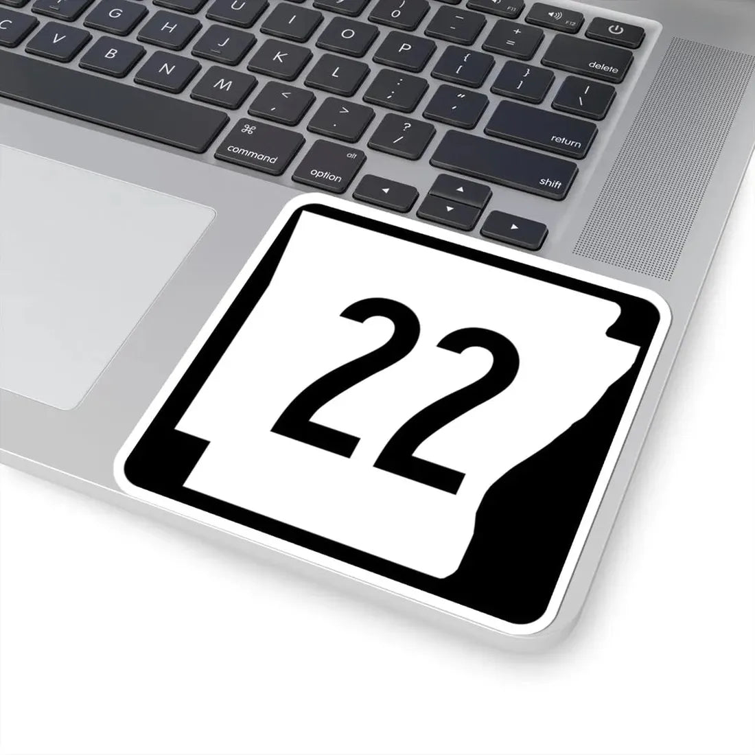 Arkansas 22 (Arkansas) (Road Sign) STICKER Vinyl Kiss-Cut Decal - The Sticker Space