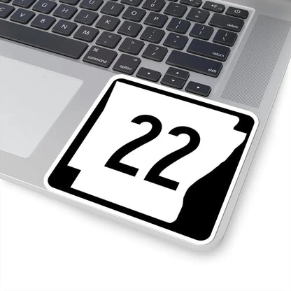 Arkansas 22 (Arkansas) (Road Sign) STICKER Vinyl Kiss-Cut Decal - The Sticker Space
