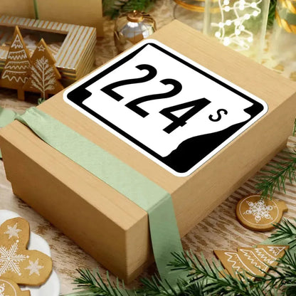 Arkansas 224S (Arkansas) (Road Sign) STICKER Vinyl Kiss-Cut Decal - The Sticker Space