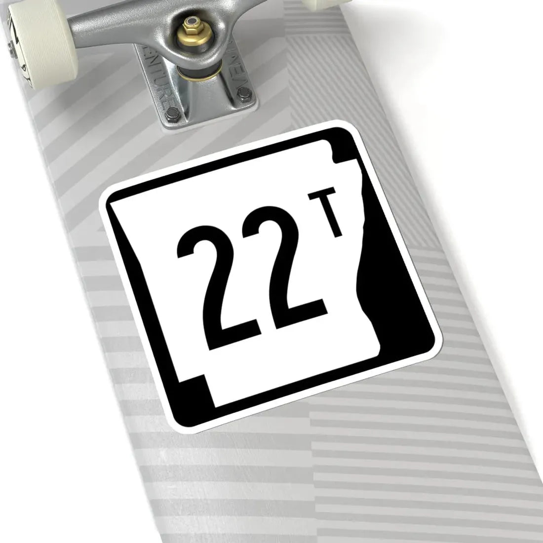 Arkansas 22T (Arkansas) (Road Sign) STICKER Vinyl Kiss-Cut Decal - The Sticker Space