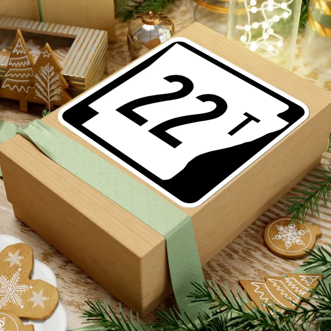 Arkansas 22T (Arkansas) (Road Sign) STICKER Vinyl Kiss-Cut Decal - The Sticker Space