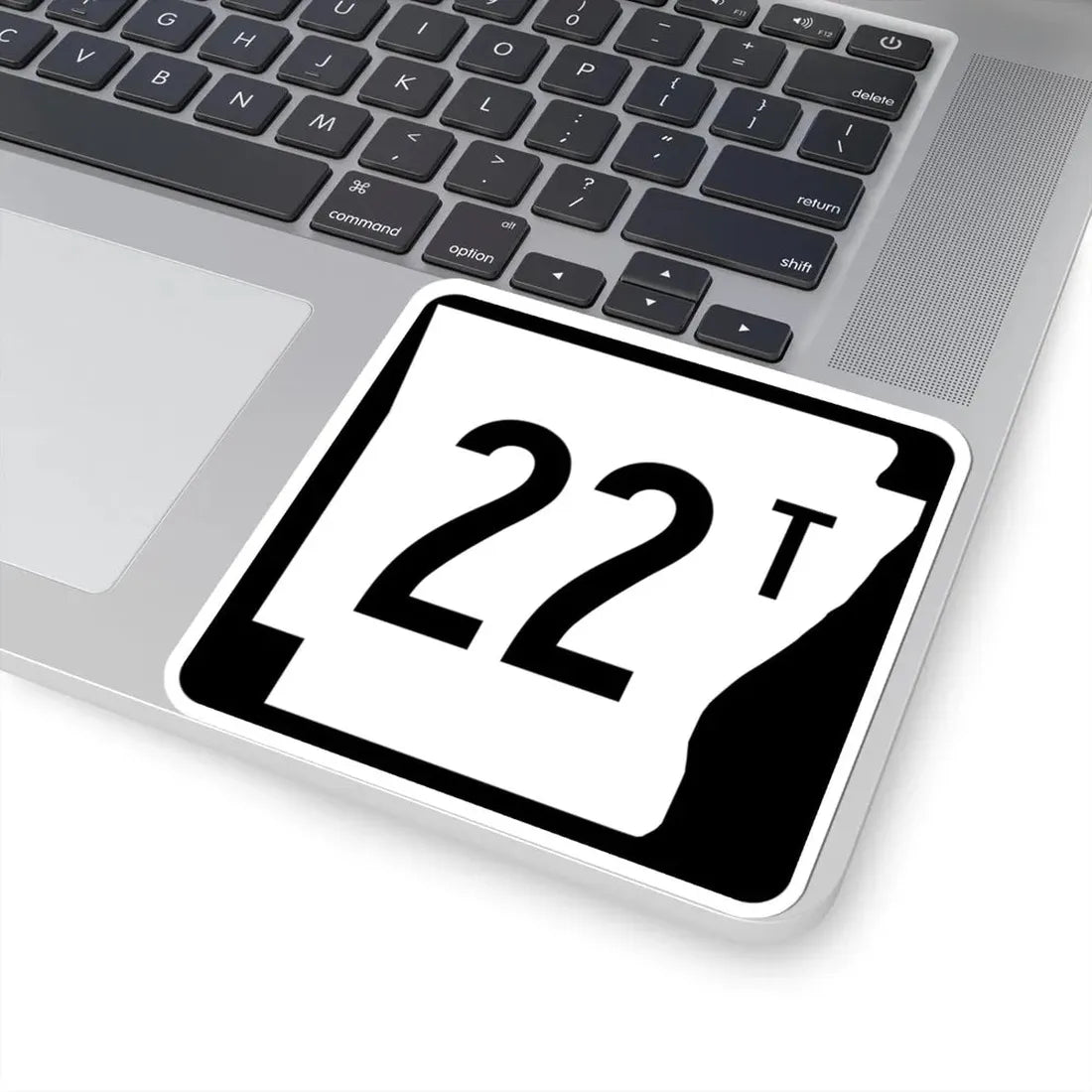 Arkansas 22T (Arkansas) (Road Sign) STICKER Vinyl Kiss-Cut Decal - The Sticker Space