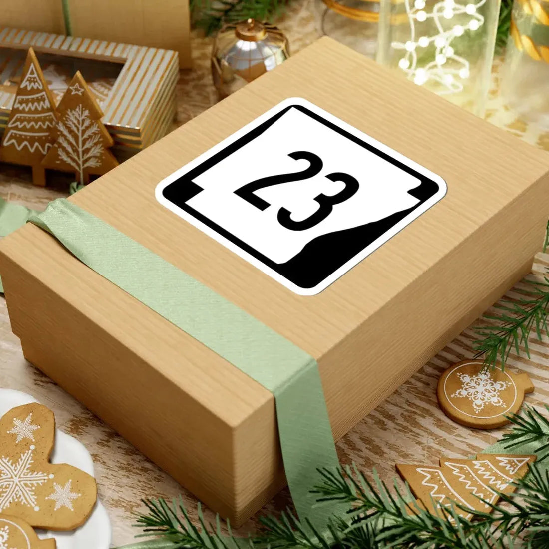 Arkansas 23 (Arkansas) (Road Sign) STICKER Vinyl Kiss-Cut Decal - The Sticker Space