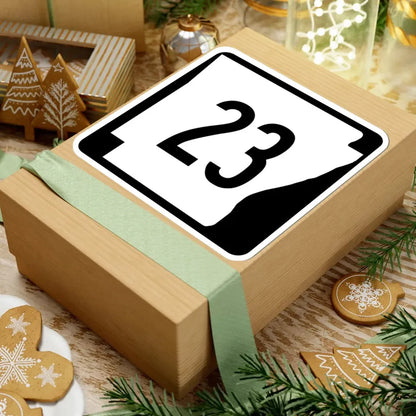 Arkansas 23 (Arkansas) (Road Sign) STICKER Vinyl Kiss-Cut Decal - The Sticker Space