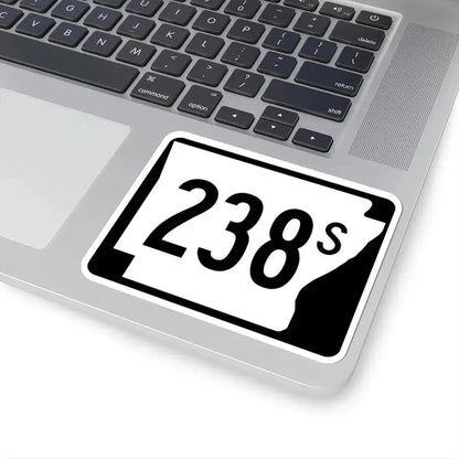 Arkansas 238S (Arkansas) (Road Sign) STICKER Vinyl Kiss-Cut Decal - The Sticker Space