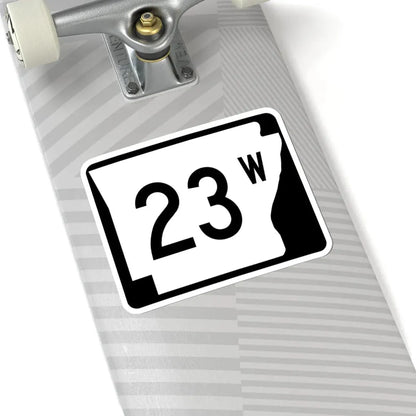 Arkansas 23W (Arkansas) (Road Sign) STICKER Vinyl Kiss-Cut Decal - The Sticker Space
