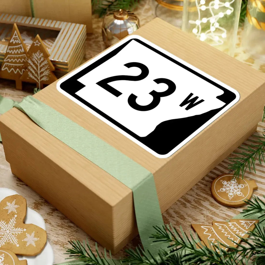 Arkansas 23W (Arkansas) (Road Sign) STICKER Vinyl Kiss-Cut Decal - The Sticker Space