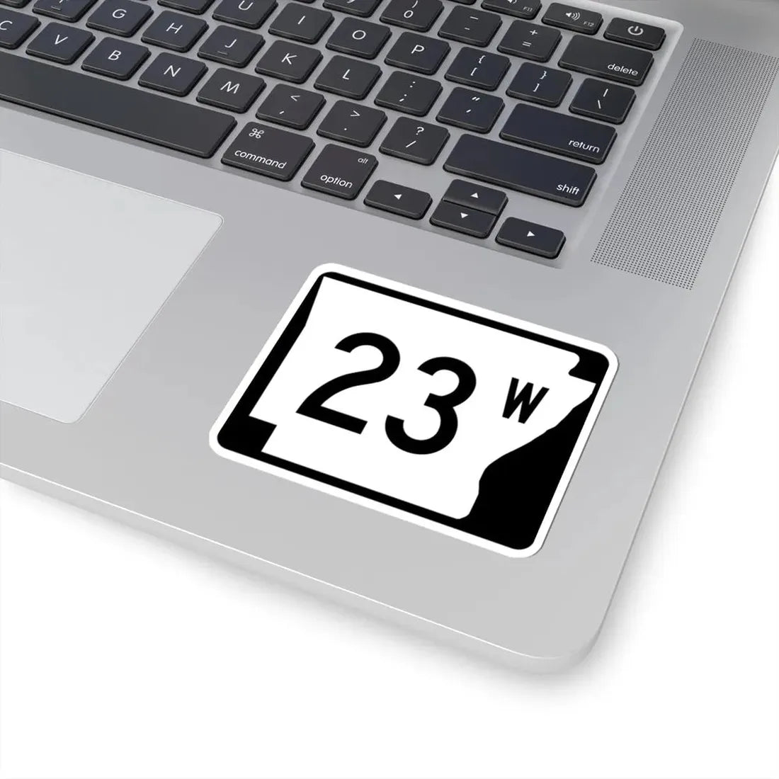 Arkansas 23W (Arkansas) (Road Sign) STICKER Vinyl Kiss-Cut Decal - The Sticker Space