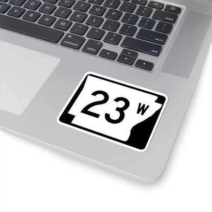 Arkansas 23W (Arkansas) (Road Sign) STICKER Vinyl Kiss-Cut Decal - The Sticker Space