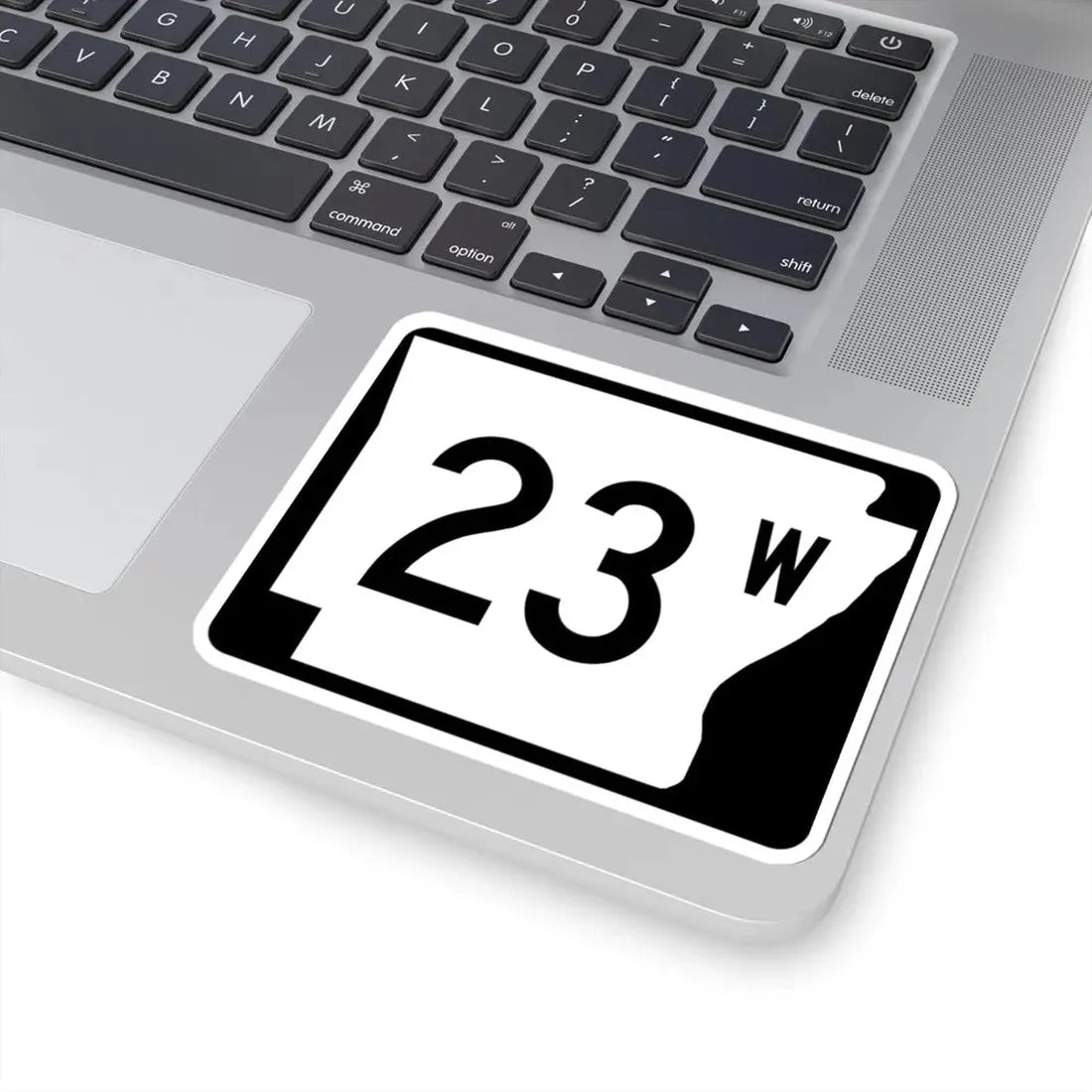 Arkansas 23W (Arkansas) (Road Sign) STICKER Vinyl Kiss-Cut Decal - The Sticker Space