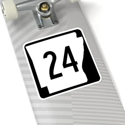 Arkansas 24 (Arkansas) (Road Sign) STICKER Vinyl Kiss-Cut Decal - The Sticker Space