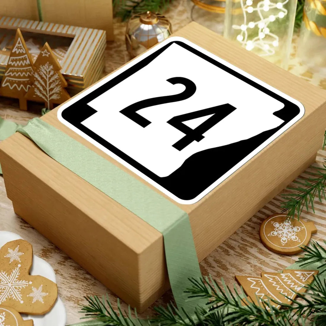 Arkansas 24 (Arkansas) (Road Sign) STICKER Vinyl Kiss-Cut Decal - The Sticker Space