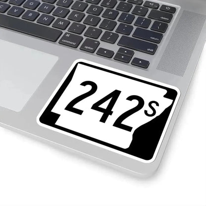 Arkansas 242S (Arkansas) (Road Sign) STICKER Vinyl Kiss-Cut Decal - The Sticker Space