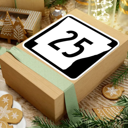 Arkansas 25 (Arkansas) (Road Sign) STICKER Vinyl Kiss-Cut Decal - The Sticker Space