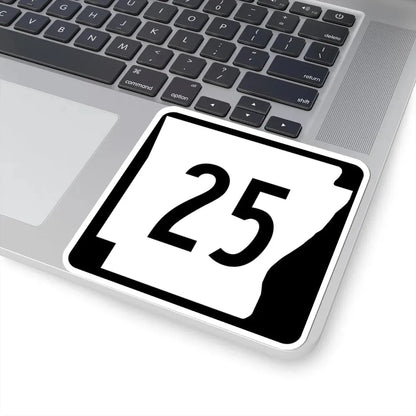 Arkansas 25 (Arkansas) (Road Sign) STICKER Vinyl Kiss-Cut Decal - The Sticker Space