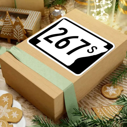 Arkansas 267S (Arkansas) (Road Sign) STICKER Vinyl Kiss-Cut Decal - The Sticker Space