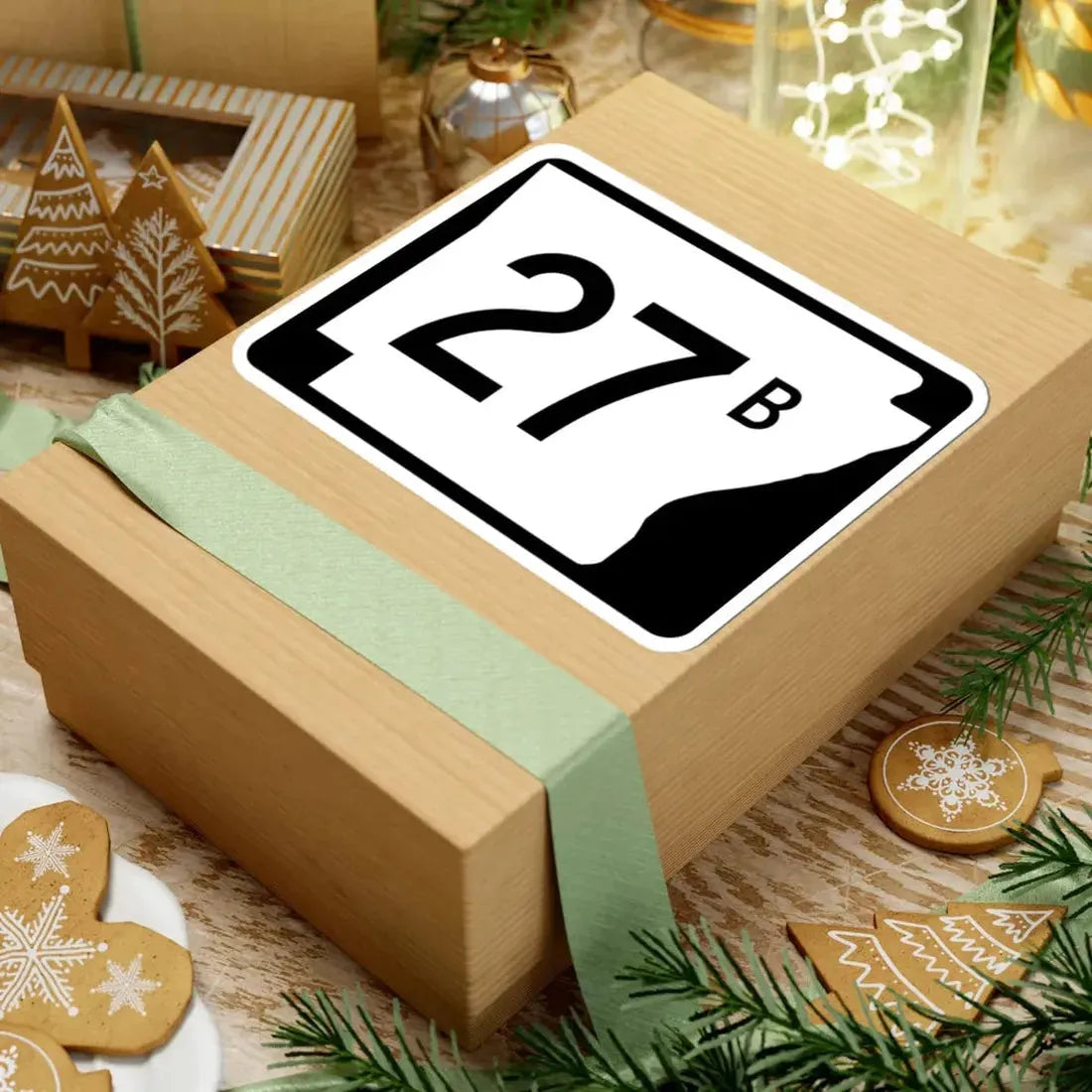 Arkansas 27B (Arkansas) (Road Sign) STICKER Vinyl Kiss-Cut Decal - The Sticker Space