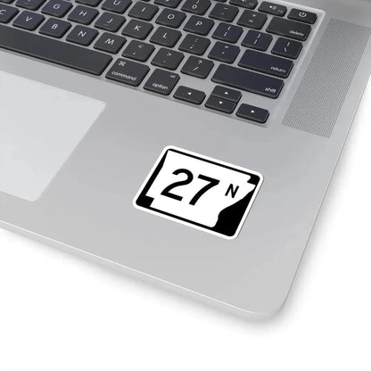 Arkansas 27N (Arkansas) (Road Sign) STICKER Vinyl Kiss-Cut Decal - The Sticker Space